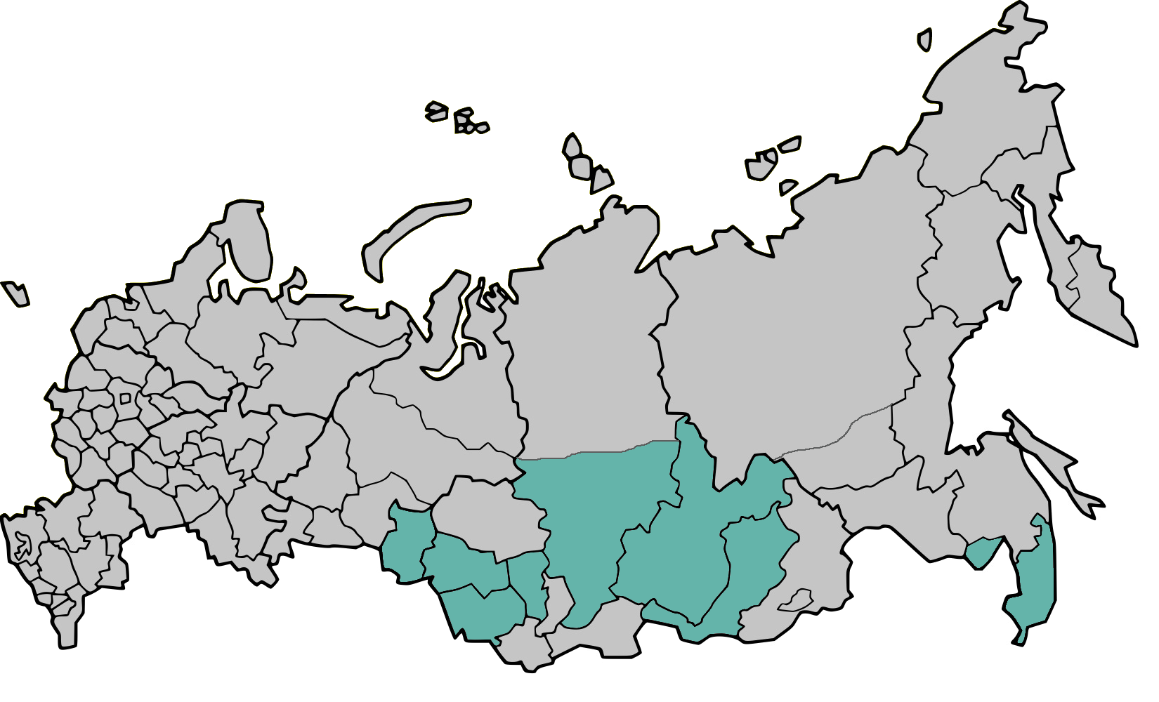 Регионы присутствия